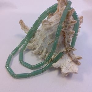 Jade Necklace 26 inches